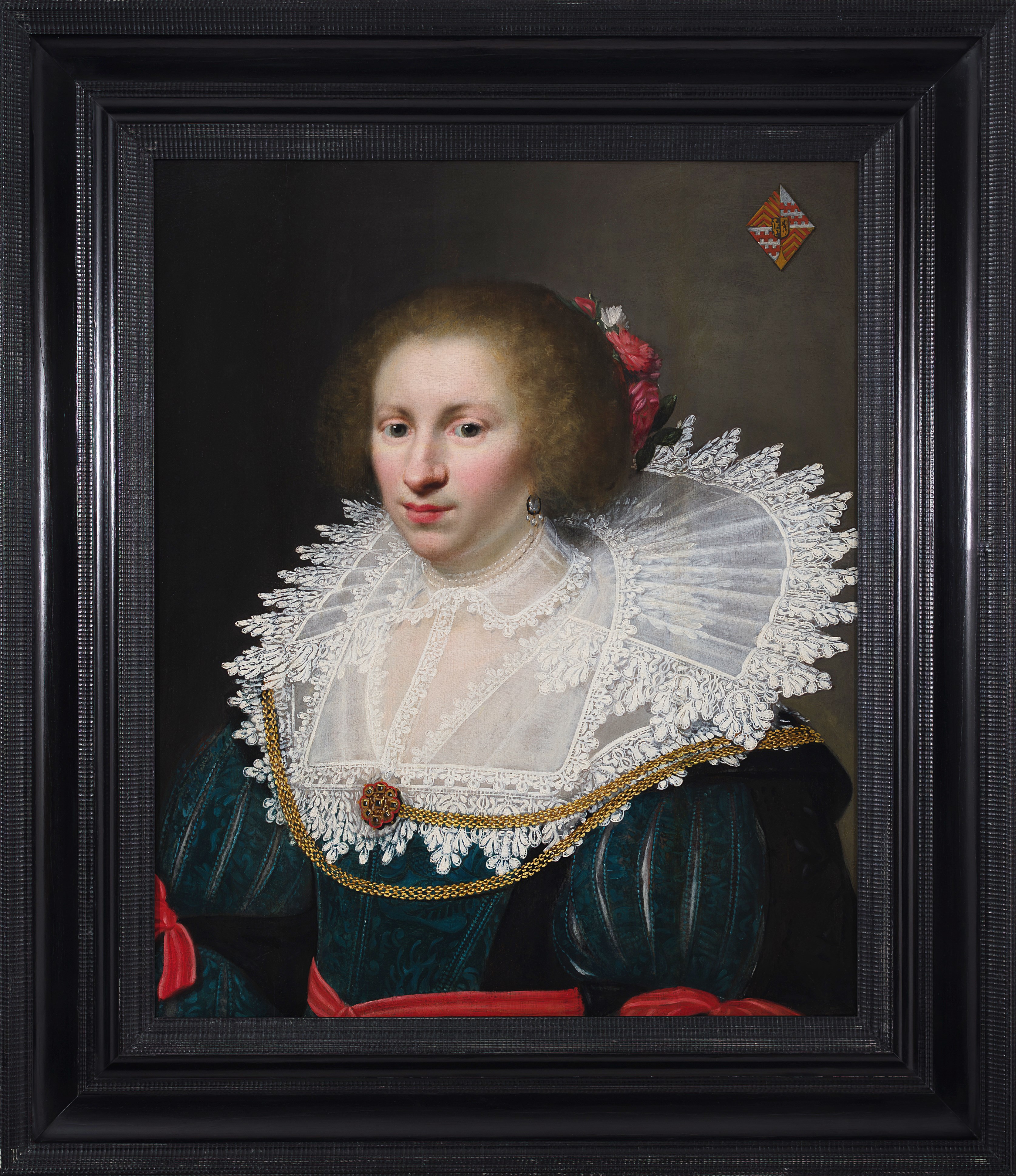 JAN ANTHONISZ. VAN RAVESTEYN (c. 1572-1657) AND STUDIO, PORTRAIT OF A YOUNG WOMAN, c. 1625-1630