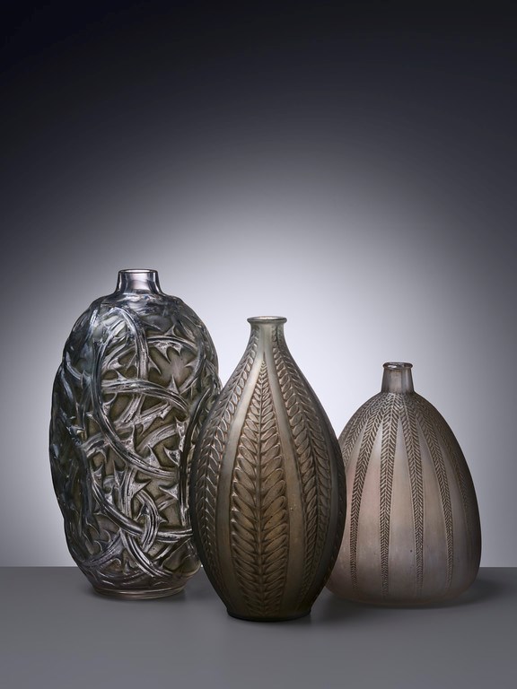 Three Art Deco vases