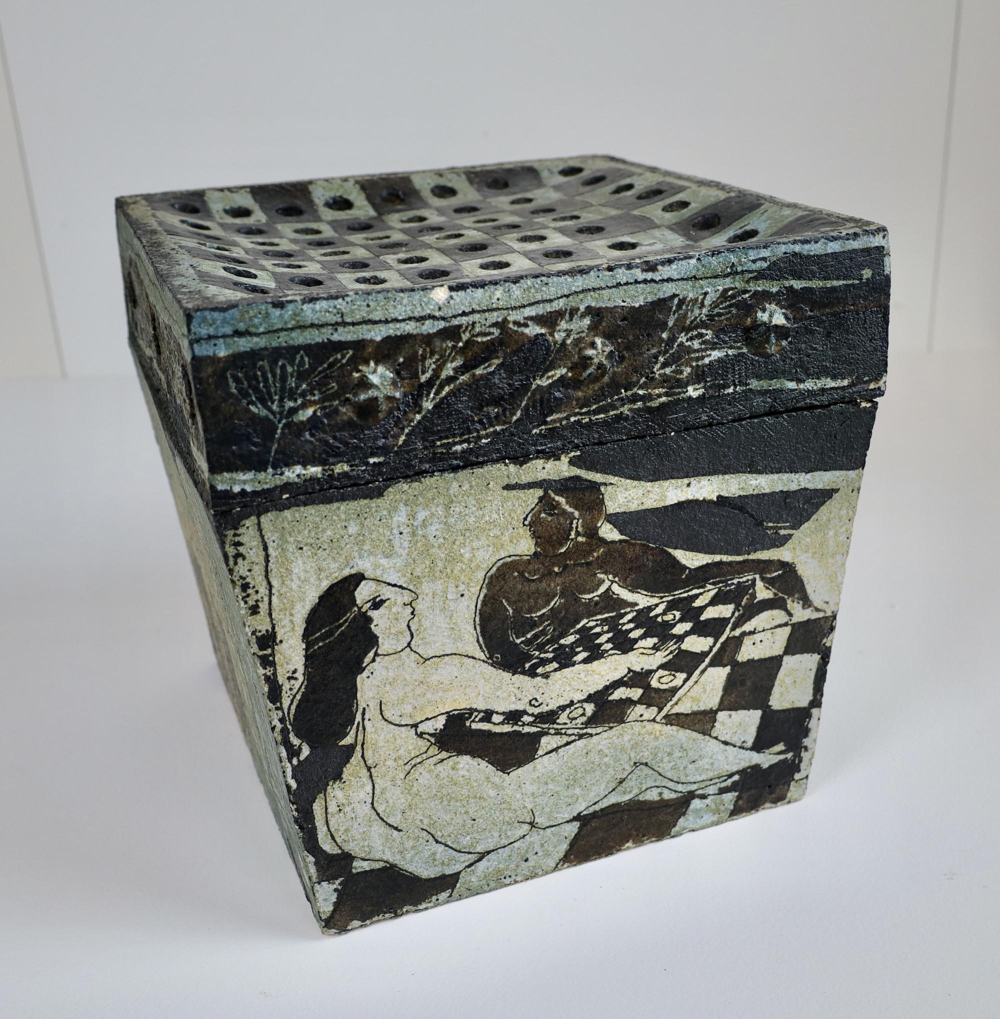 Lies Cosijn (Mojokerto 1931 –  2016 Petten), 39 delig keramisch schaakspel, 1977