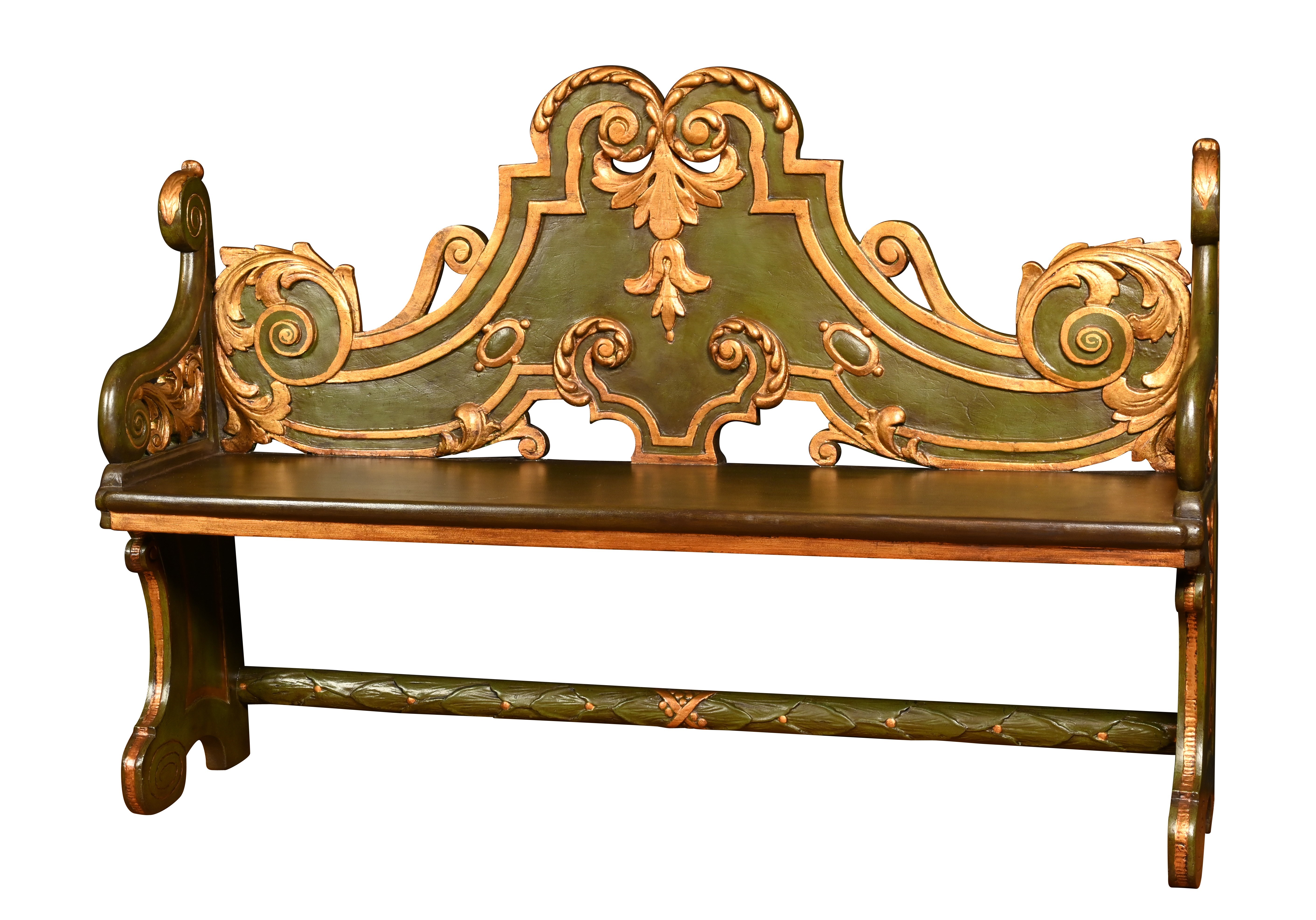 A Dutch hall bench.