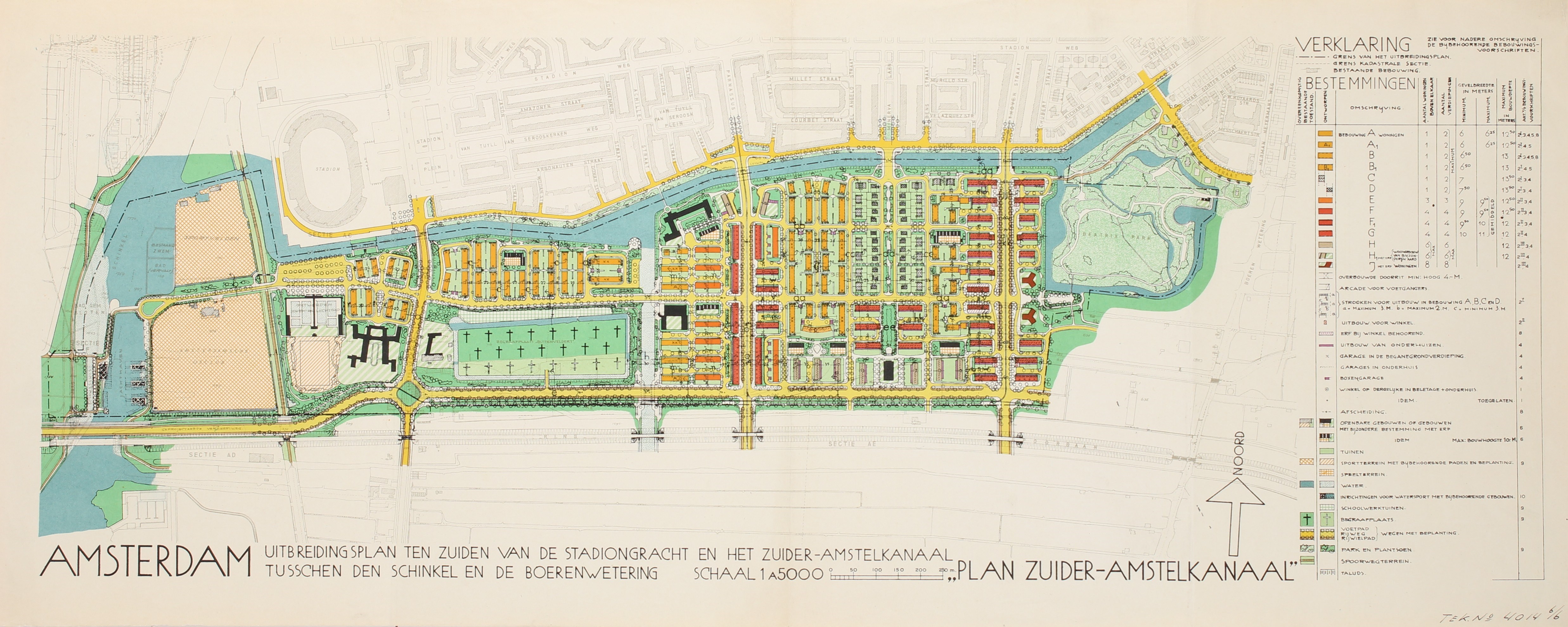 Plan of Amsterdam South