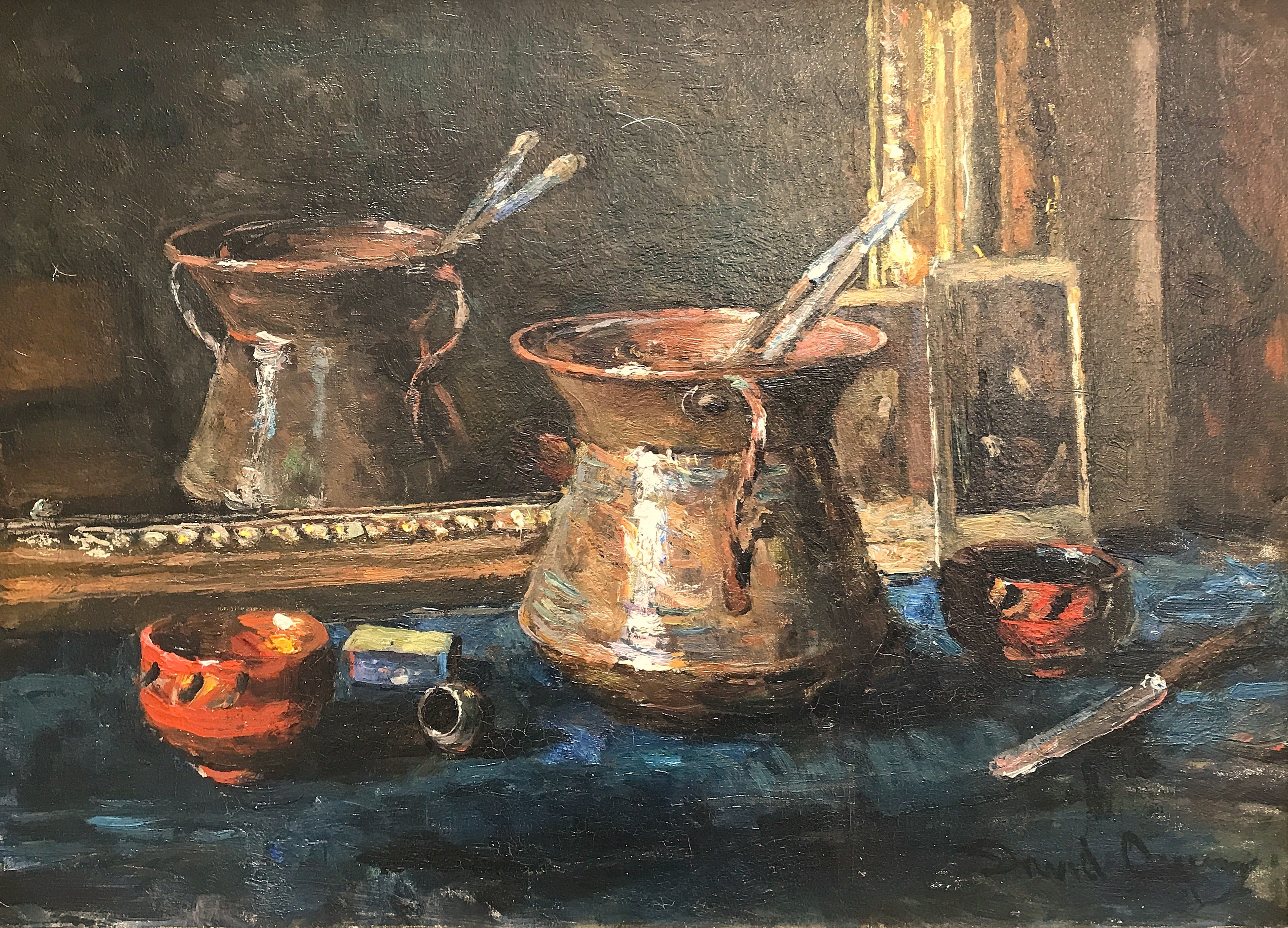 Studio stillife with photographs