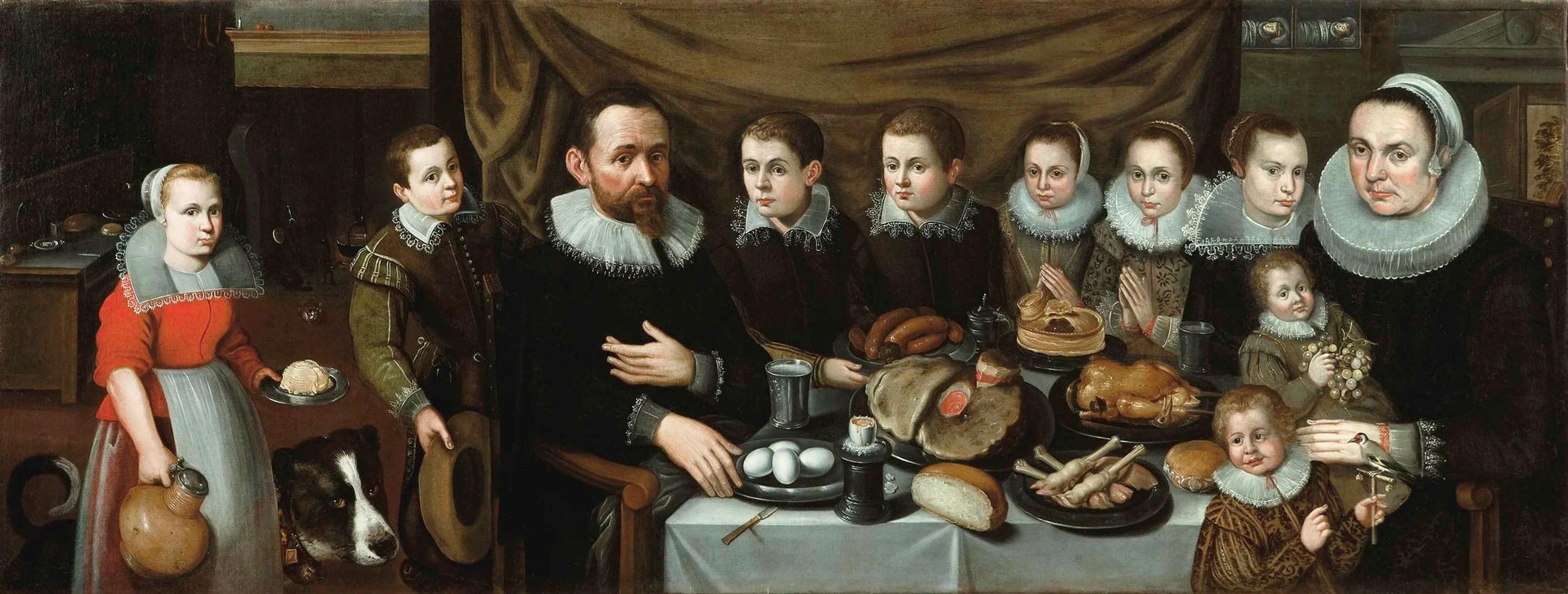 Portrait of a Family at Midday Meal