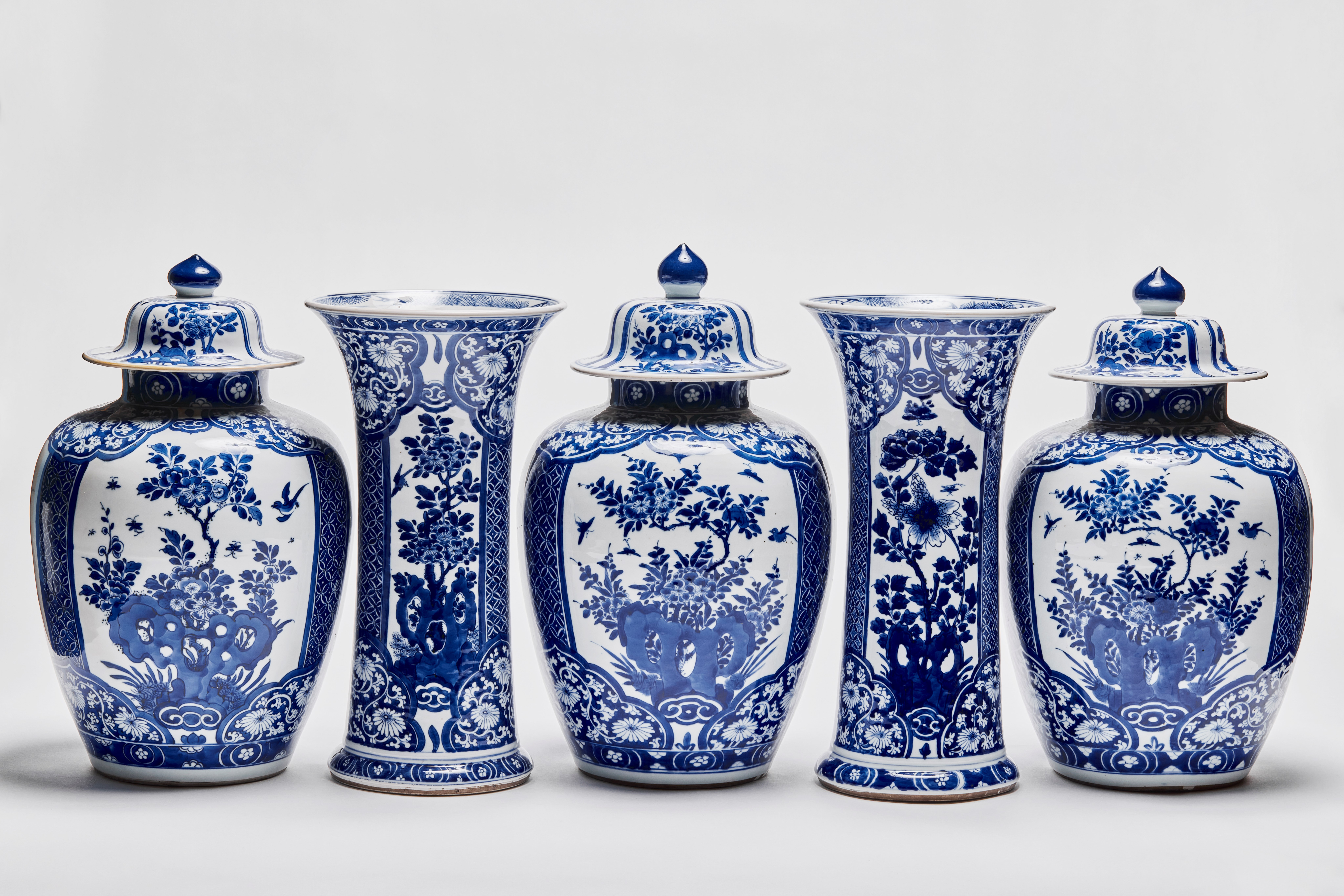 Chinese Porcelain Garniture