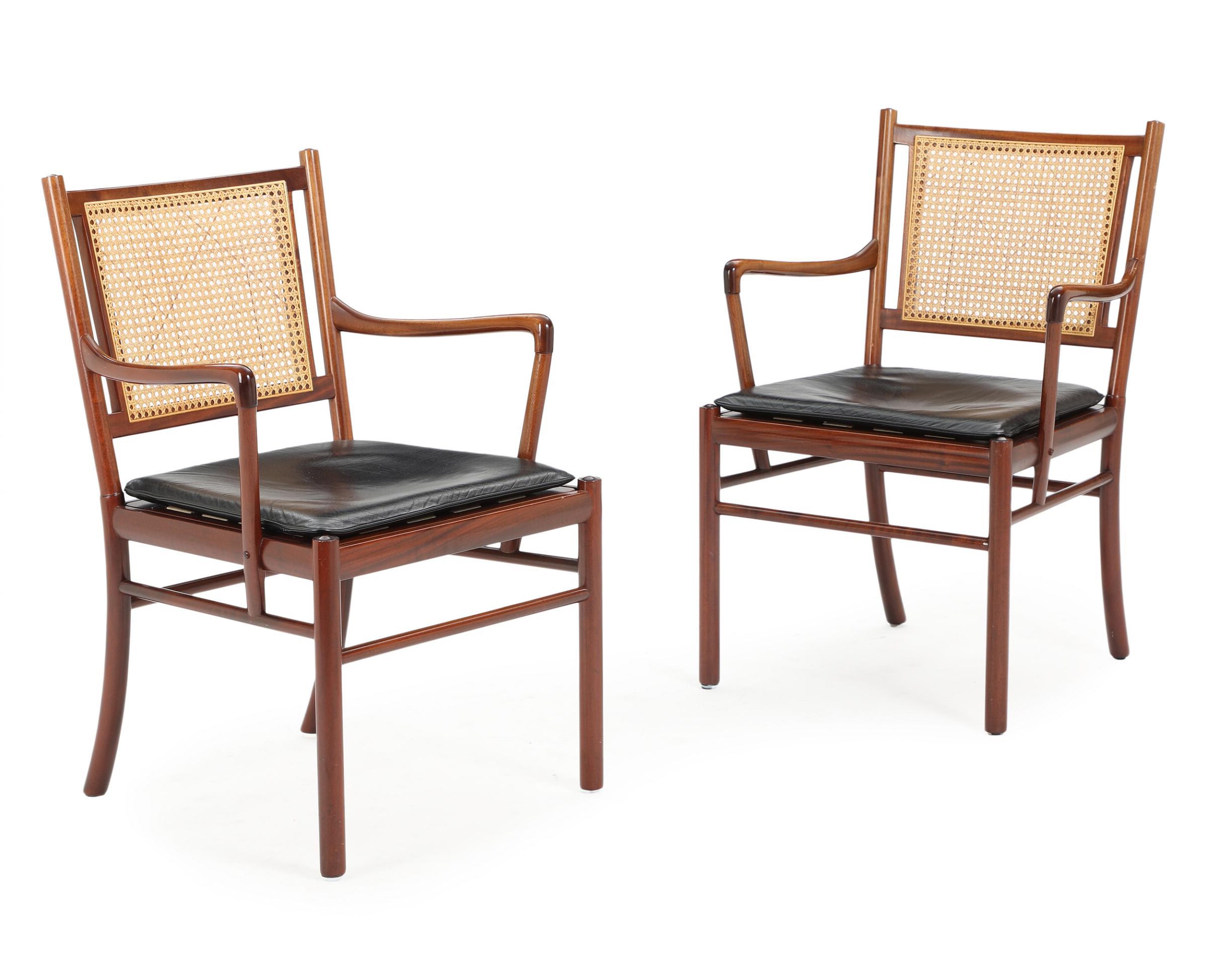 'Colonial' armstoelen, P. Jeppesens Møbelfabrik, Denemarken, 1960s