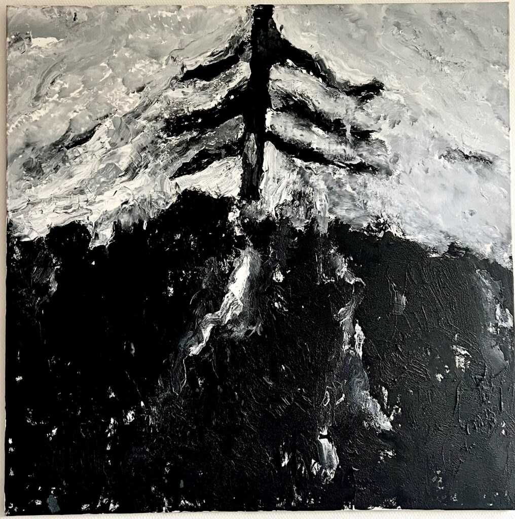 'Der Baum', Olieverf op doek, 1992