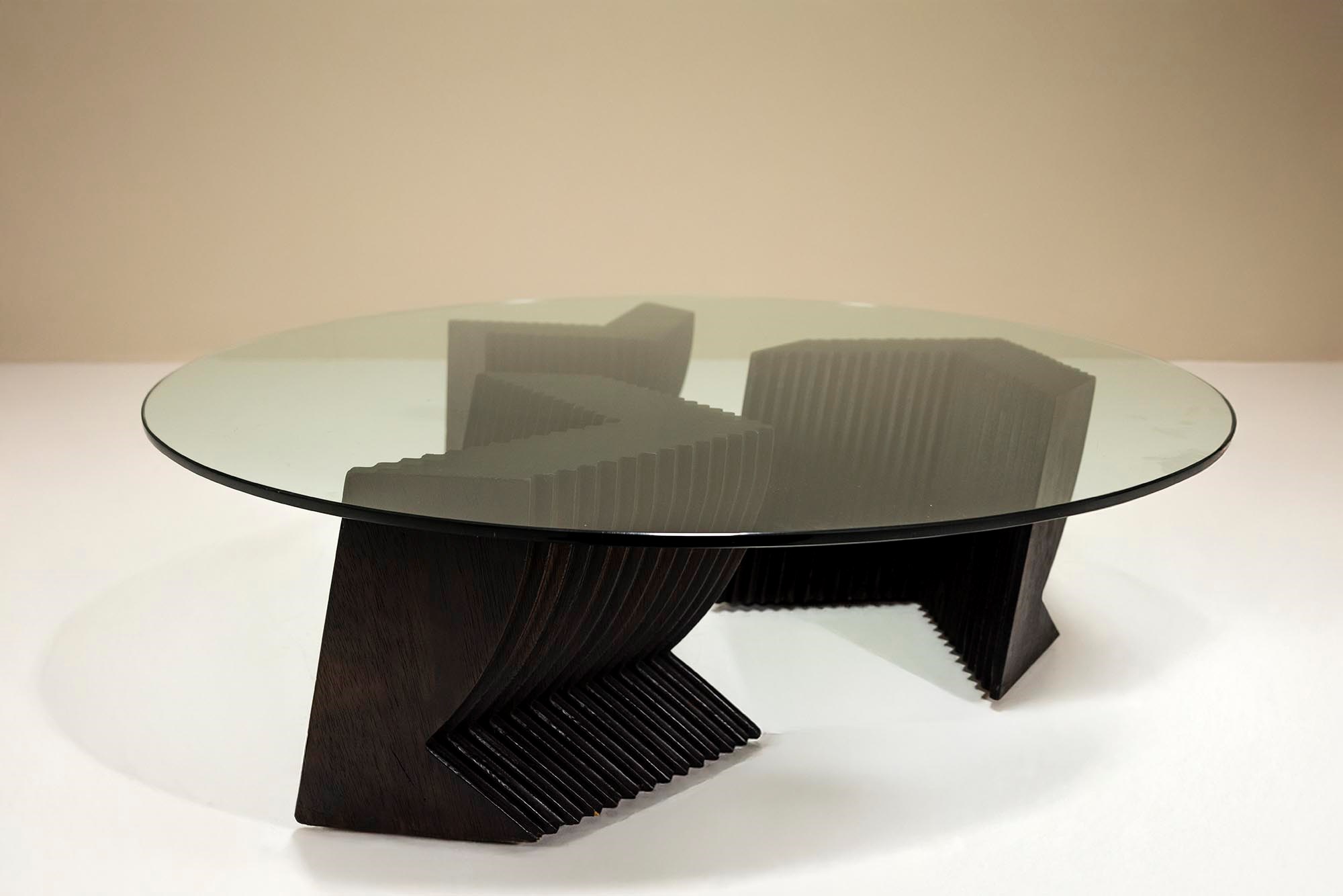 Sculptural Coffee Table Model "Cariatide 2" by Nerone for Ricardo Nuzzi, Italy 1970s