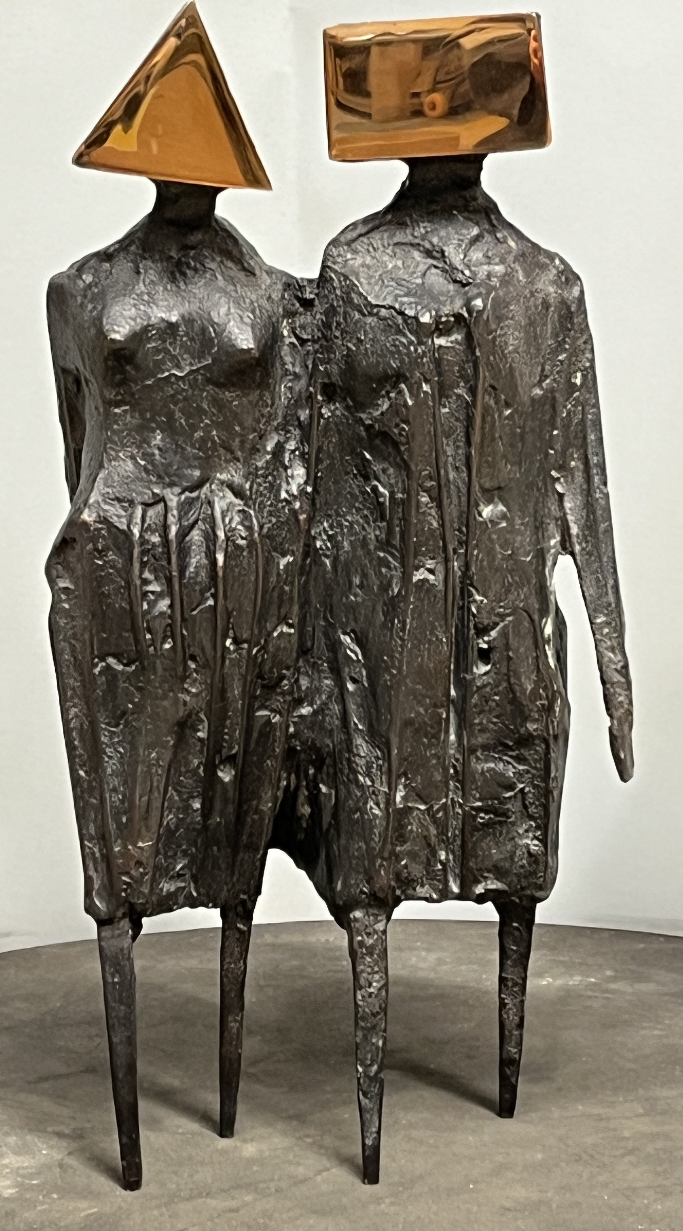 'Maquette III Walking Couple'
