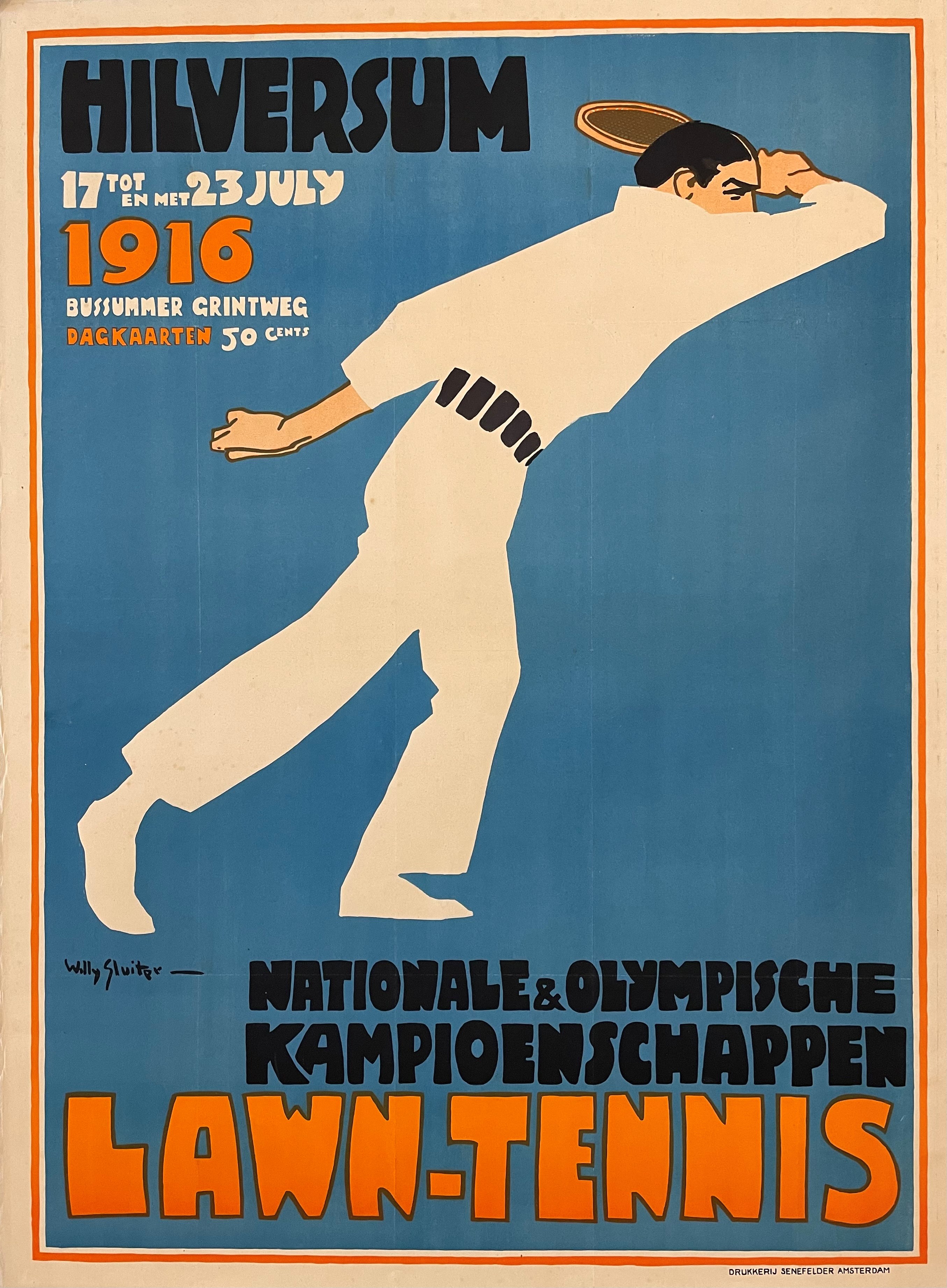 Nationale & Olympische Kampioenschappen Lawn-Tennis, Hilversum 1916