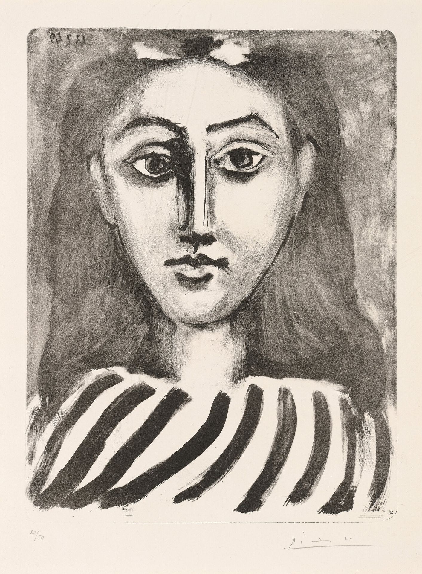 Tête de jeune fille – Portrait de Françoise